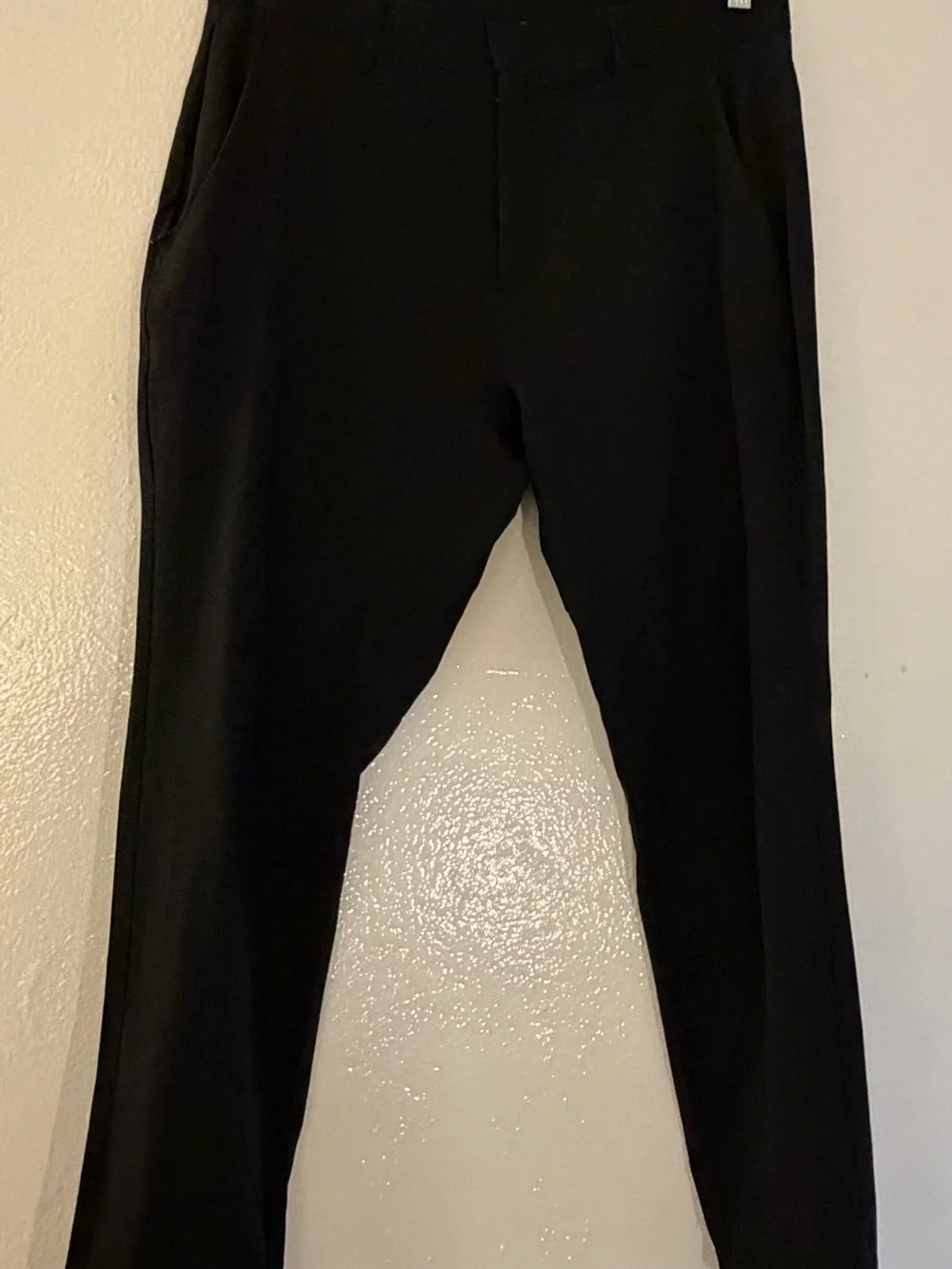 Fabletics Men's Black Solid Chino Performance Pants 34x36